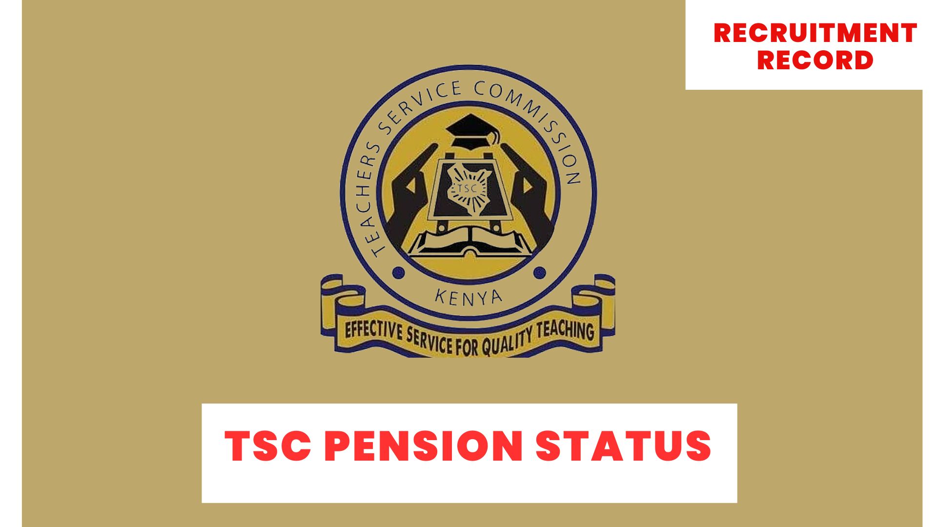 TSC Pension Status