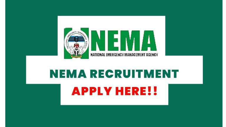 NEMA Recruitment 2024/2025 | Apply Online at www.nema.org